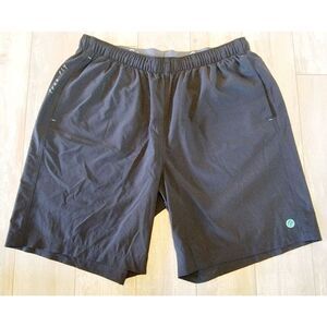 FreePly Men's XL Pull‎ On Shorts Black Pockets Drawstring Waist